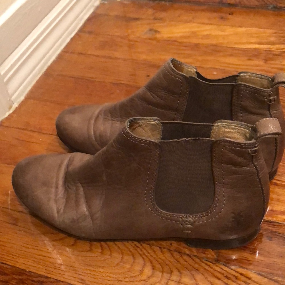 Brown Frye booties